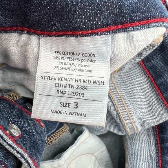 Carly Jean Los Angeles Jeans Juniors Size 3 - Picture 10 of 10